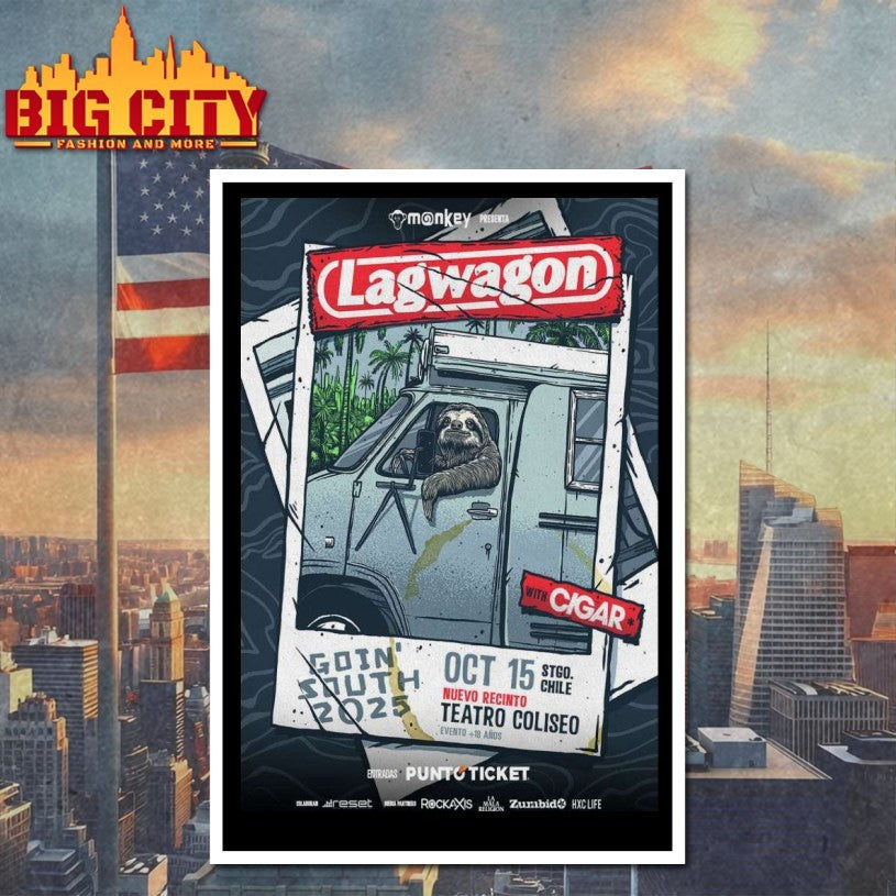 Lagwagon October 15 2025 Teatro Coliseo In Santiago Chile Poster Shirt