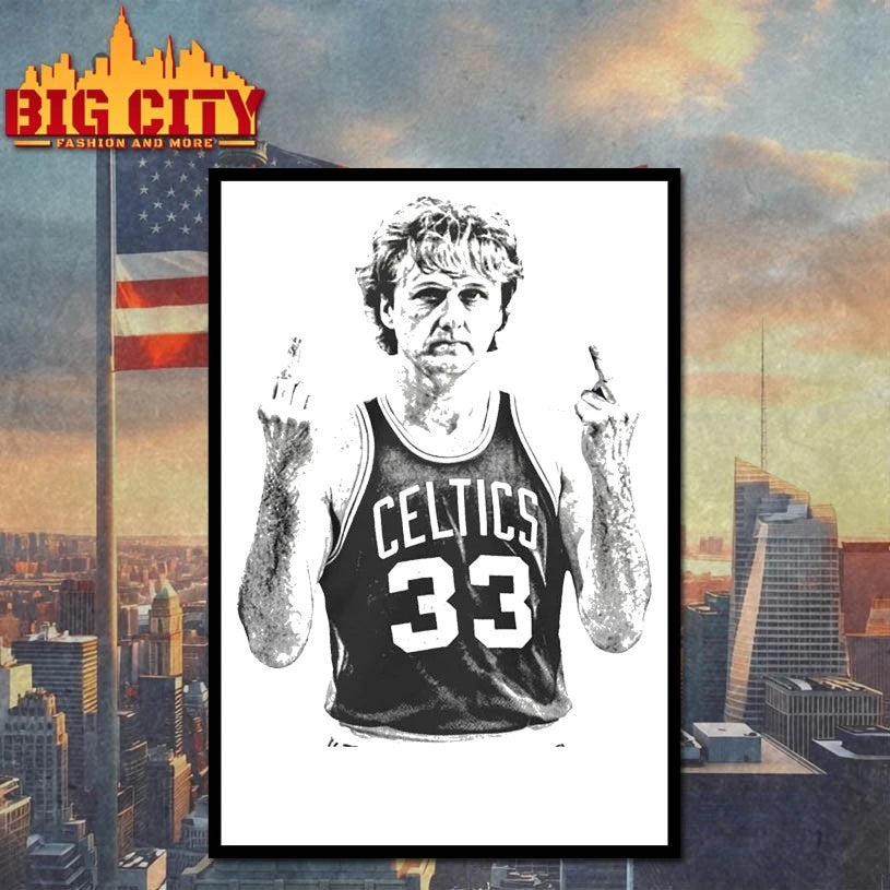 Larry Bird Middle Finger shirt