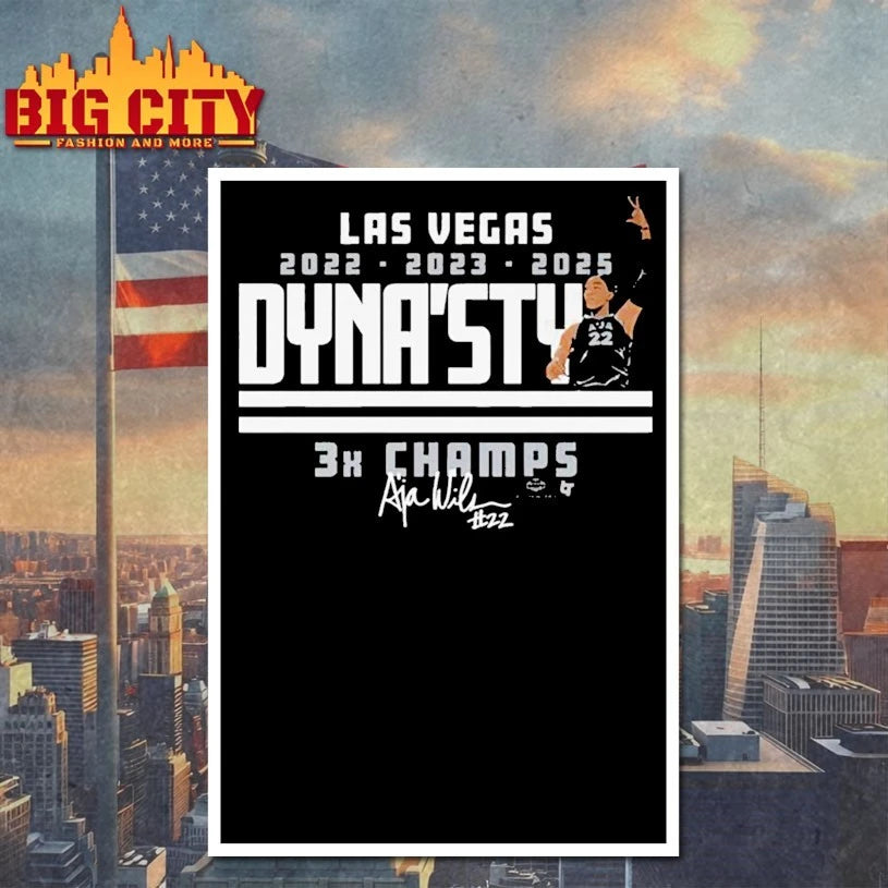 Las Vegas Women’s Basketball A’ja Wilson DYNASTY 3rd Shirt