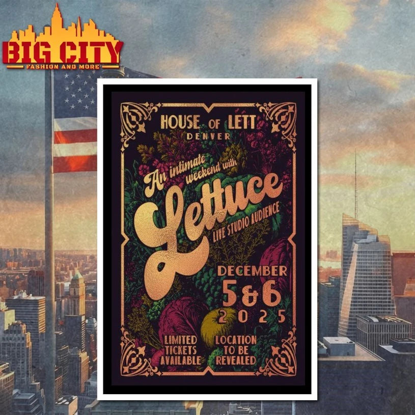 Lettuce Tour Denver, CO 2025 Poster Shirt