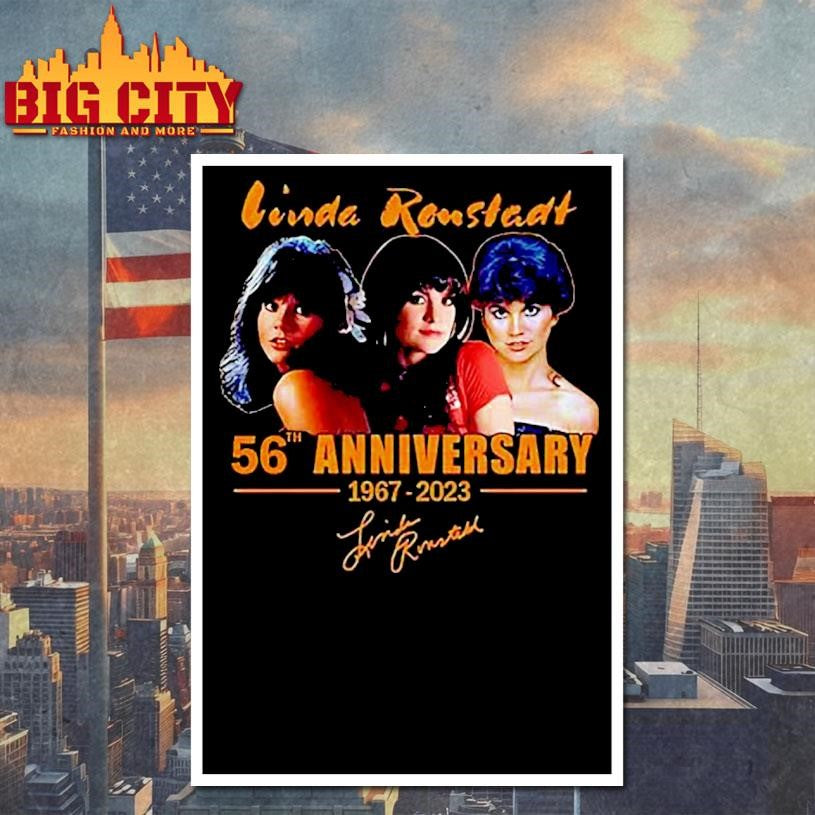 Linda Ronstadt 56th Anniversary 1967-2023 Shirt