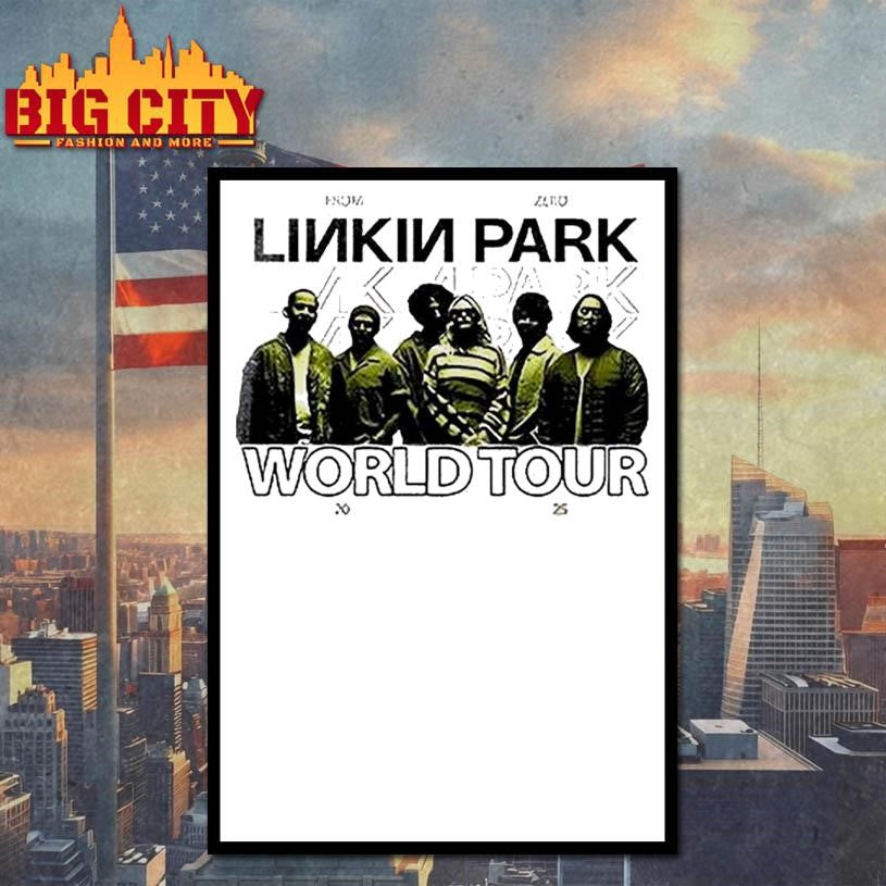 Linkin Park From Zero World Tour Mexico City Logo Shirt