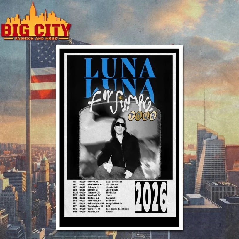 Luna Luna East Coast 2026 Shows Poster shirt