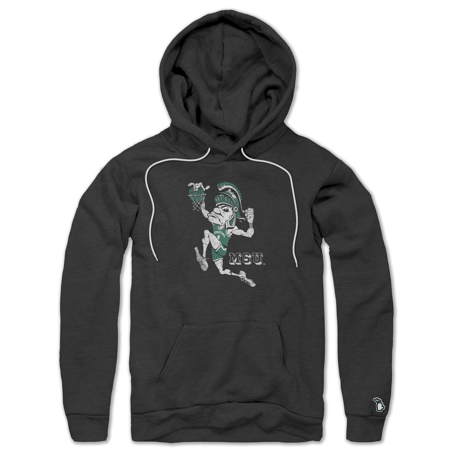 MSU - SPARTY BASKETBALL ALL SEASON HOODIE (UNISEX)