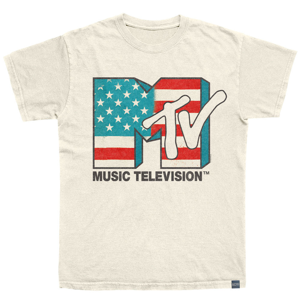 MTV Made in USA T-Shirt, AMERICAN FLAG
