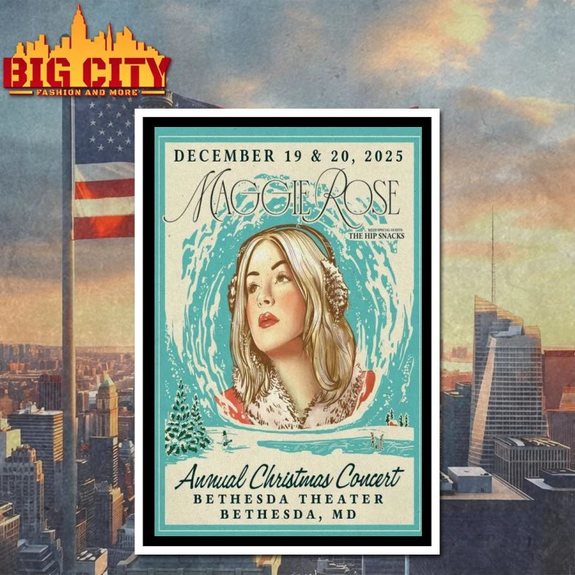 Maggie Rose Dec 19 & 20, 2025 Bethesda Theater. Bethesda, MD Poster Shirts