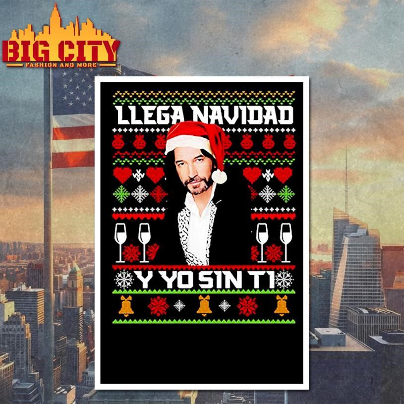 Marco Antonio Solis Llega Navidad Y Yo Sin Ti Christmas Shirt