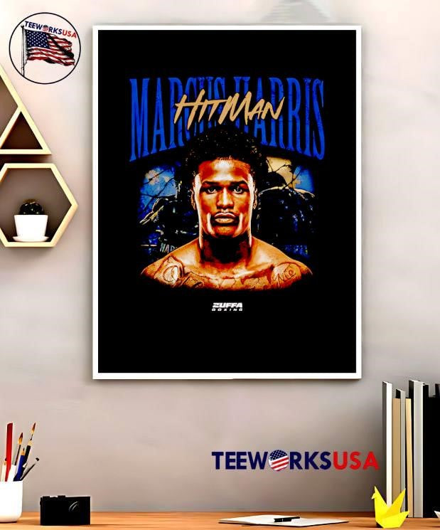 Marcus Harris Hitman Zuffa Boxing Portrait Graphic shirt