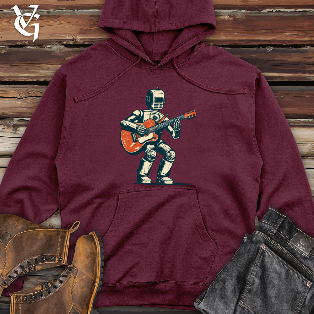 Retro Rockbot Midweight Hooded Sweatshirt