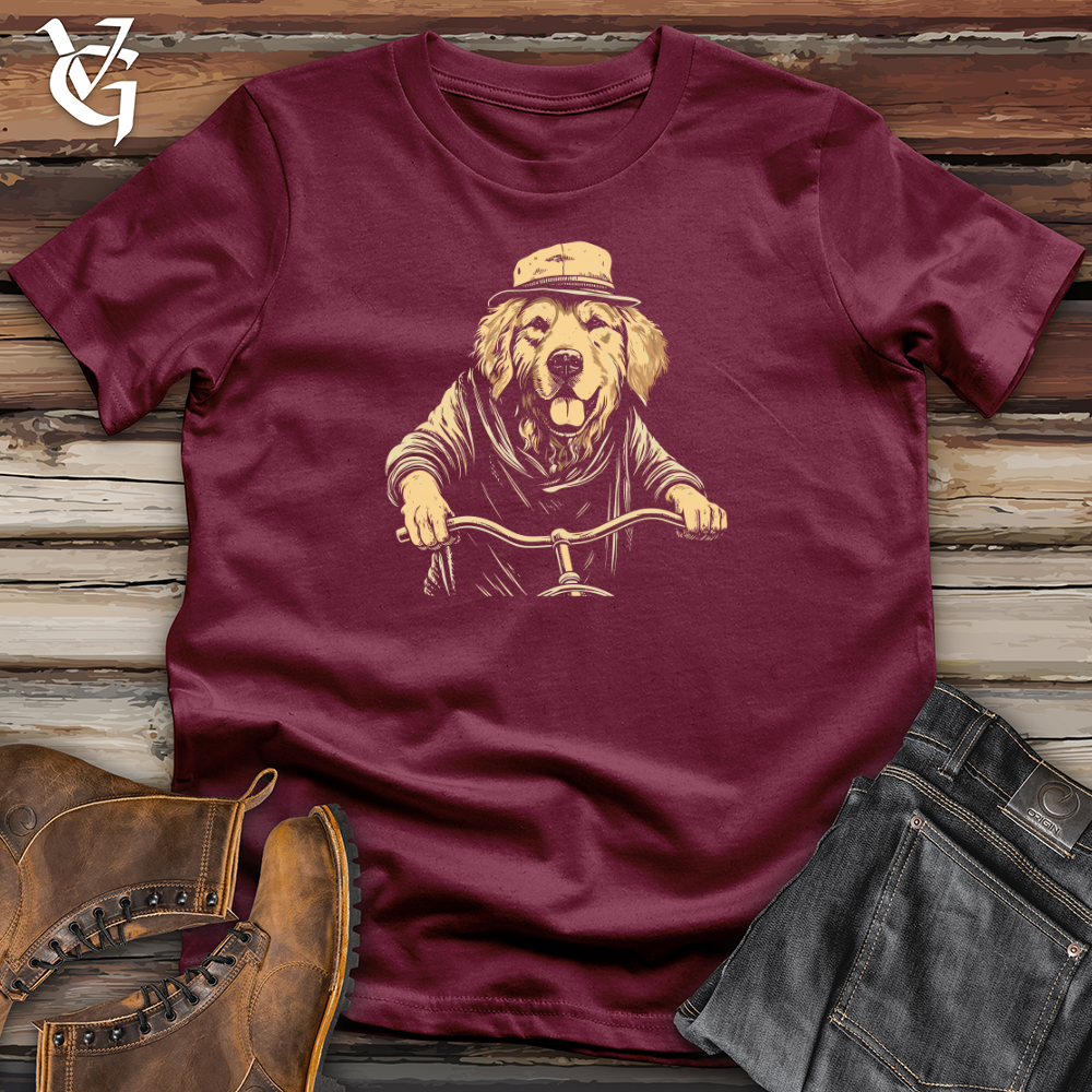 Retro Cruiser Golden Retriever Softstyle Tee