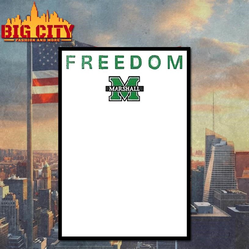 Marshall Thundering Herd X Marshall University X Freedom Logo Shirt