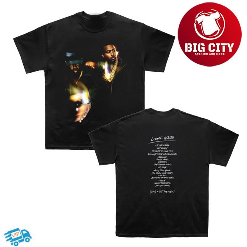 Mass Appeal Nas & Dj Premier Light Years Two Sided Shirt