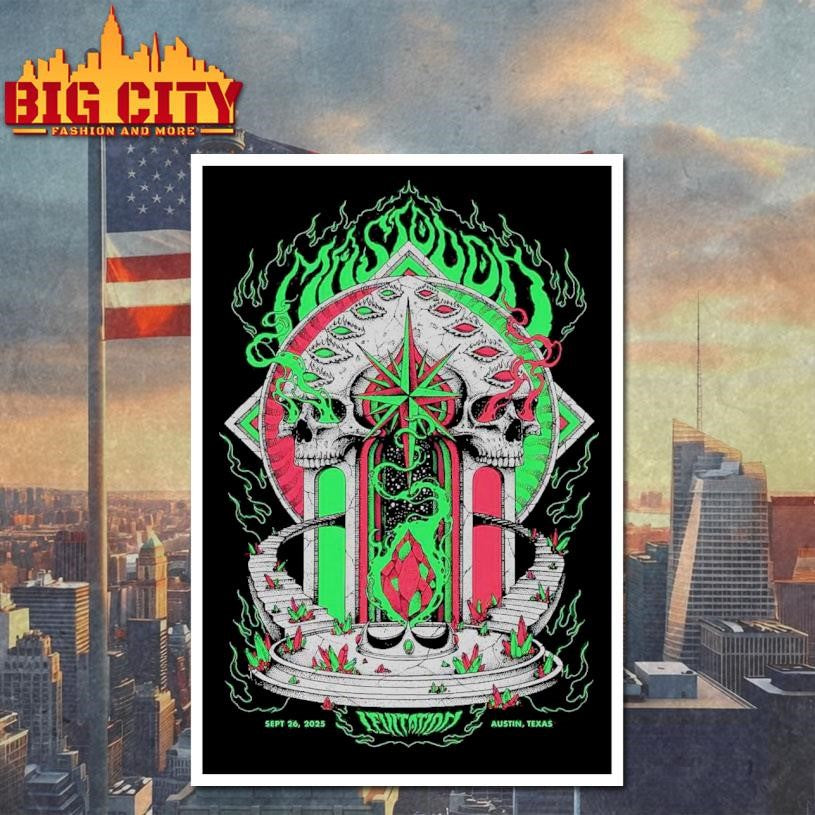 Mastodon Levitation Festival 2025 Poster Shirt