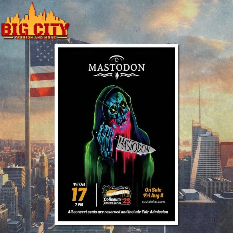 Mastodon Tour The Arizona State Fairgrounds 2025 Poster Shirt