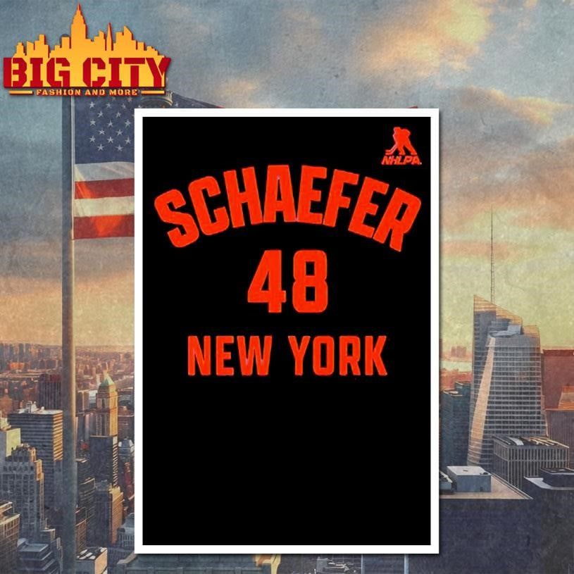 Matthew Schaefer 48 Long Island Name & Number Shirt
