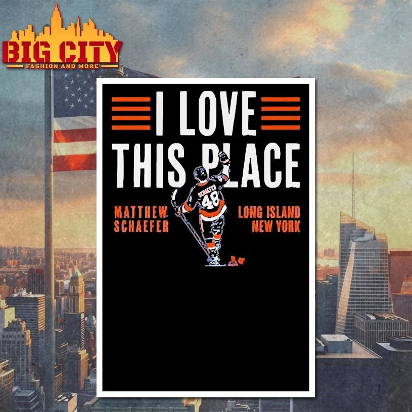 Matthew Schaefer I Love This Place Long Island New York shirts
