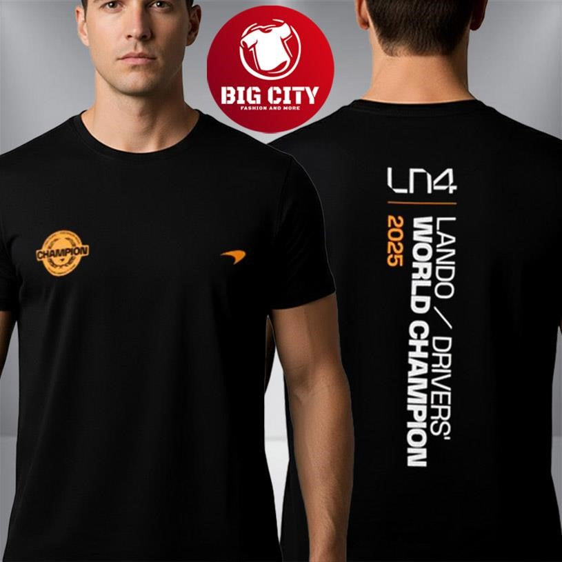 McLaren Lando Norris 2025 Drivers’ World Champion Two Sided Shirt