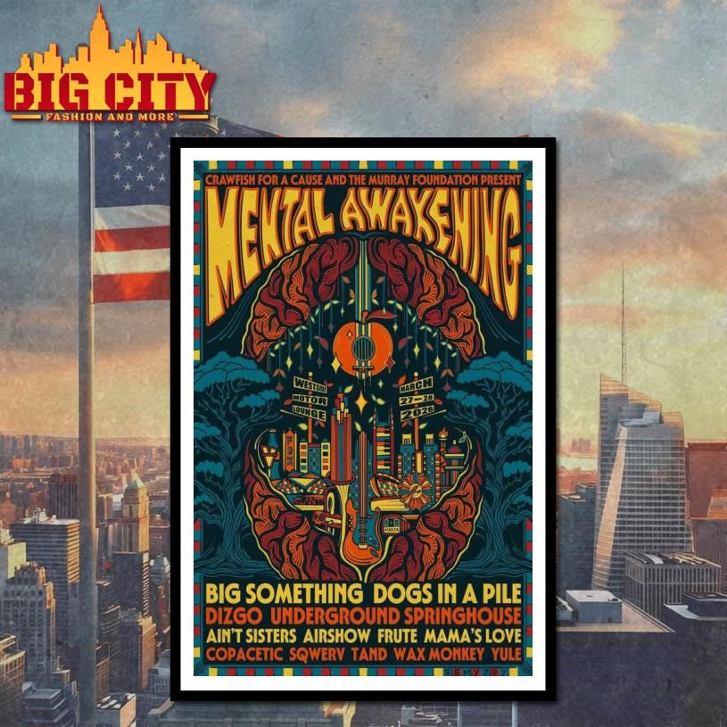 Mental Awakening March 27-28 2026 Atlanta, GA Poster Shirt