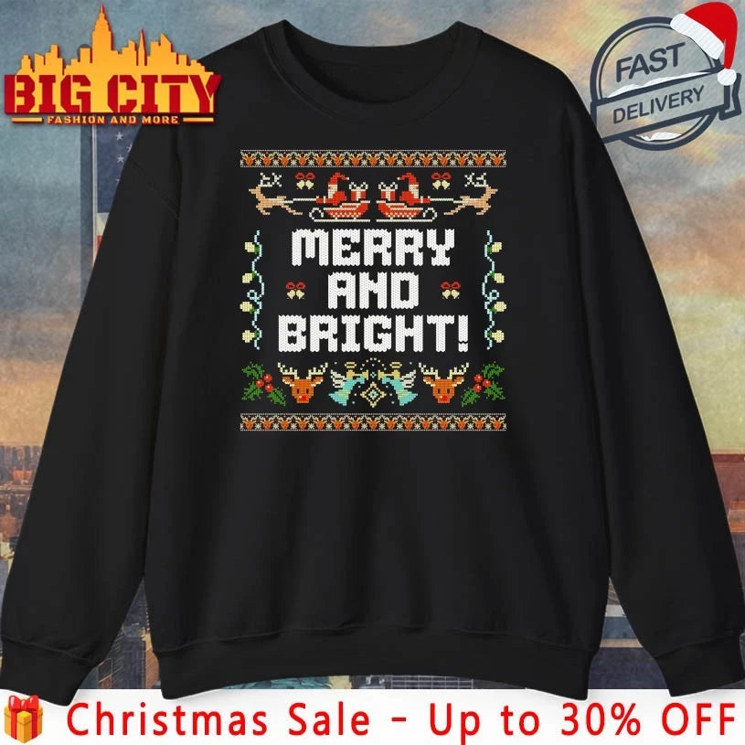 Merry And Bright Ugly christmas 2025 shirt
