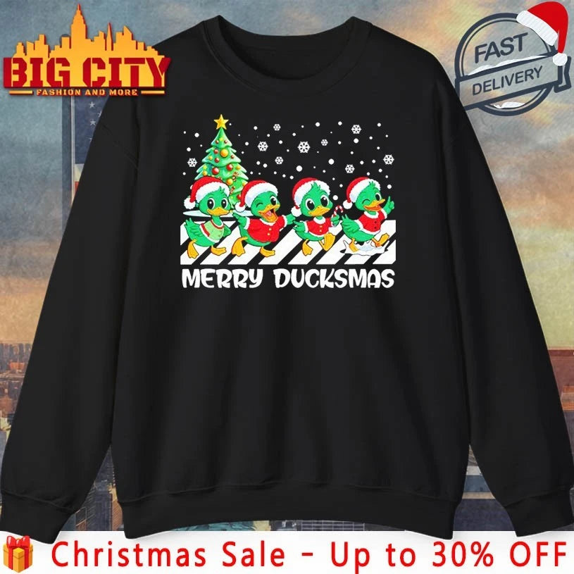 Merry Ducksmas abbey road christmas 2025 shirt
