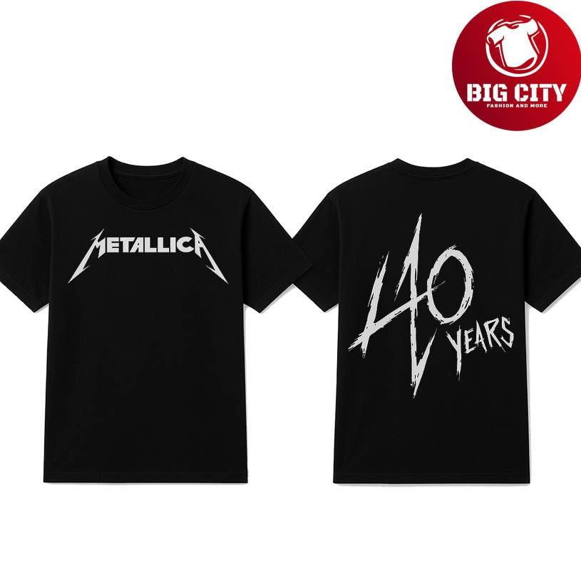 Metallica 40 Years Two Sided Shirt