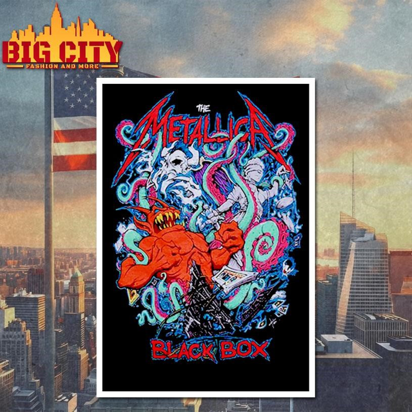 Metallica Black Box Eruption By Tony Squindo Shirt