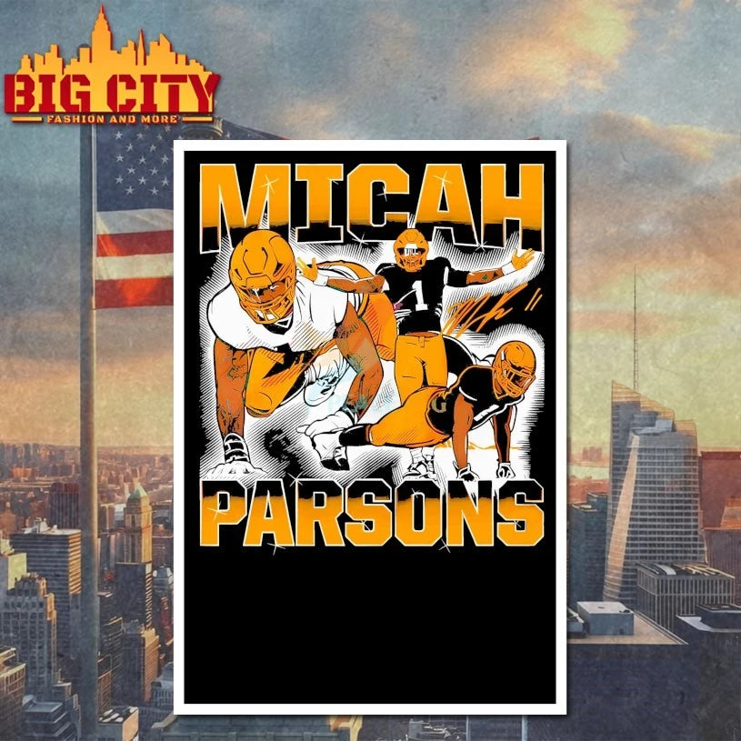 Micah Parsons Masterpiece Football Player Shirt