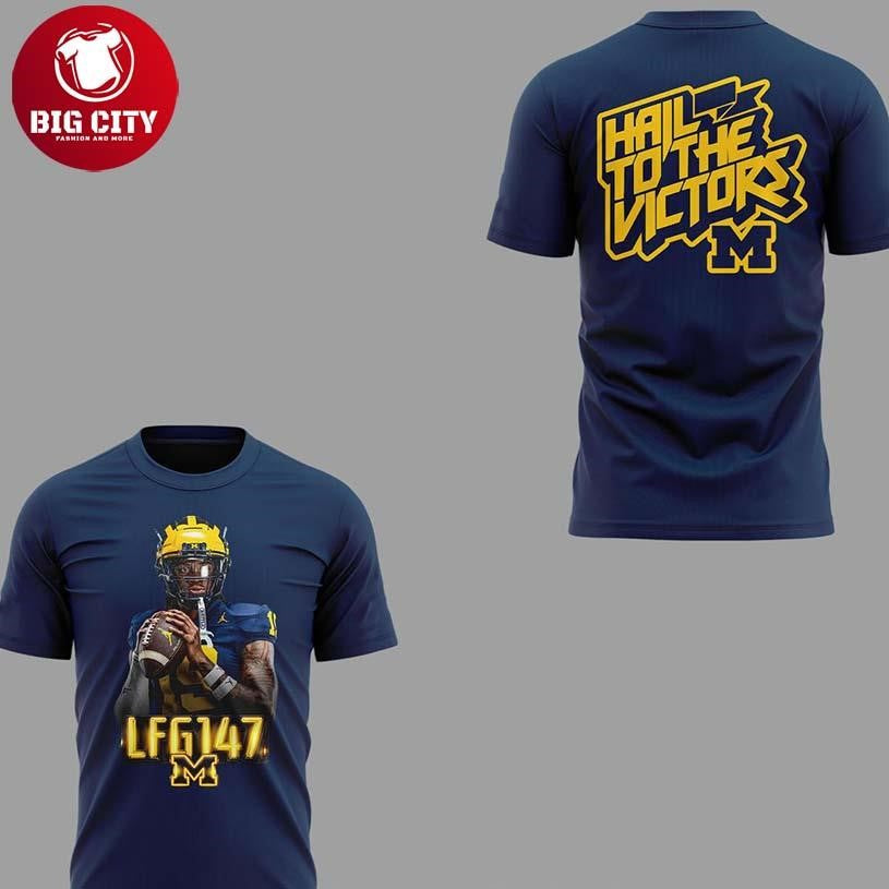 Michigan Wolverines Bryce Underwood LFG147 Is Back 2026 Two Sided Shirt