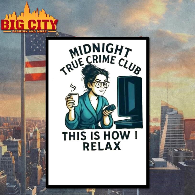 Midnight True Crime Club This Is How I Relax Shirt
