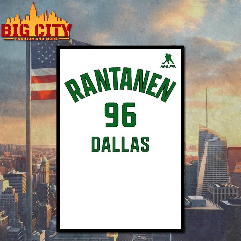 Mikko Rantanen #96 Dallas Name & Number Shirt