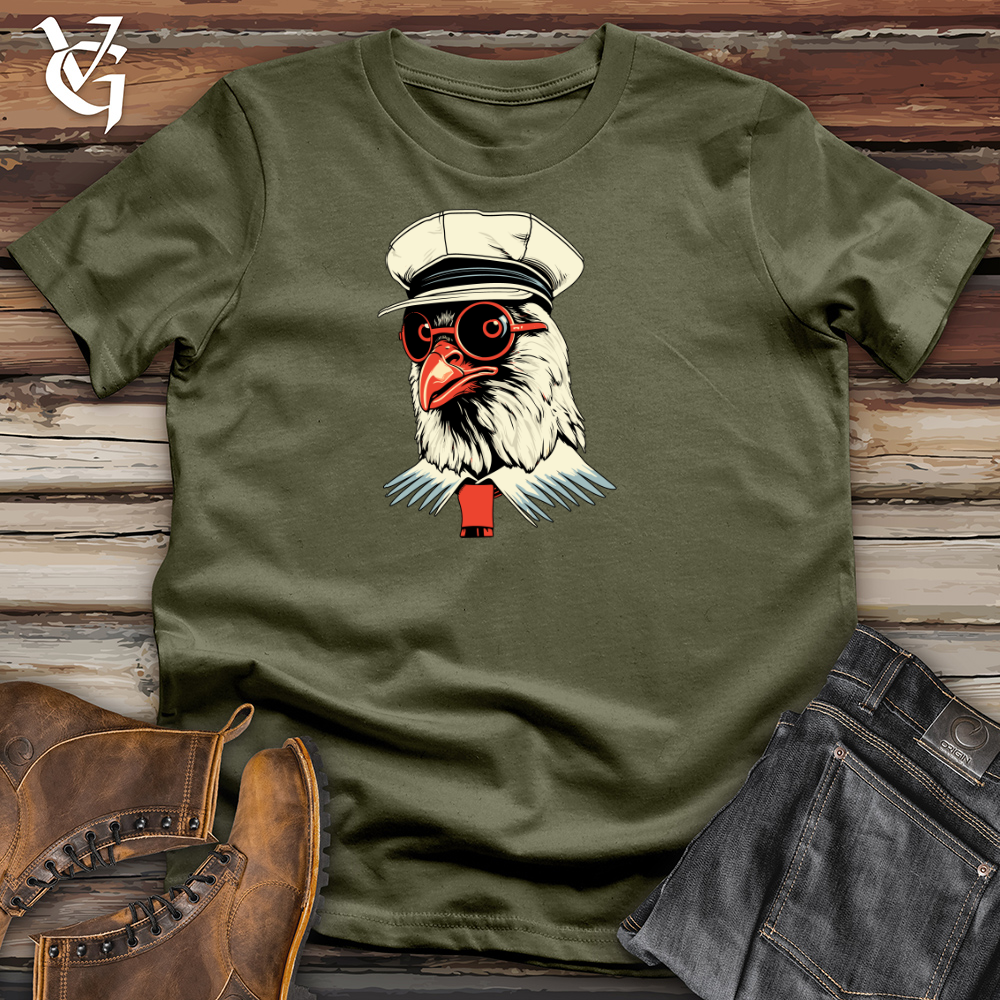 Retro Rooster Referee Cotton Tee