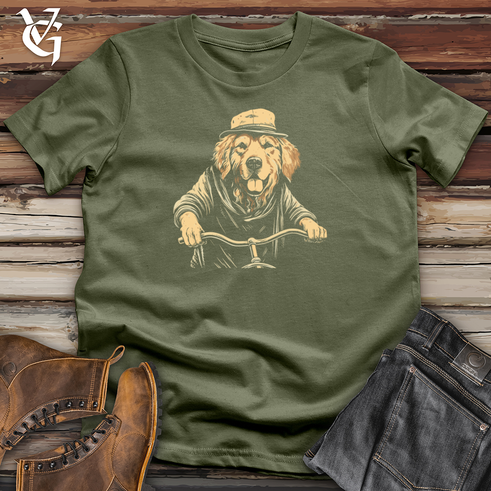 Retro Cruiser Golden Retriever Softstyle Tee