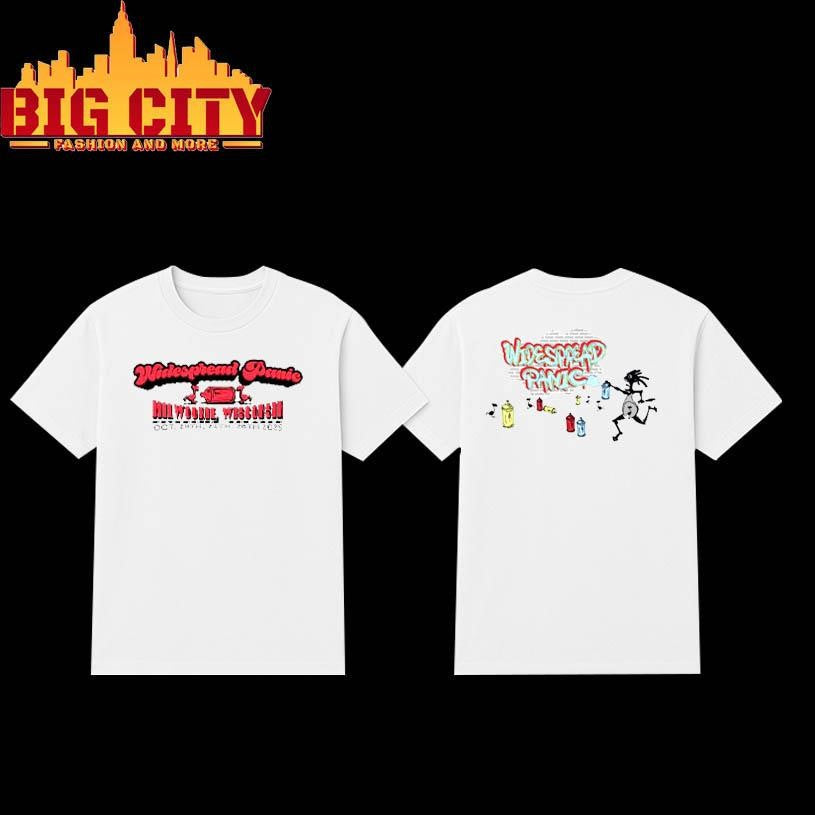 Milwaukee Show Widespread Panic 2025 Two Sided Shirt