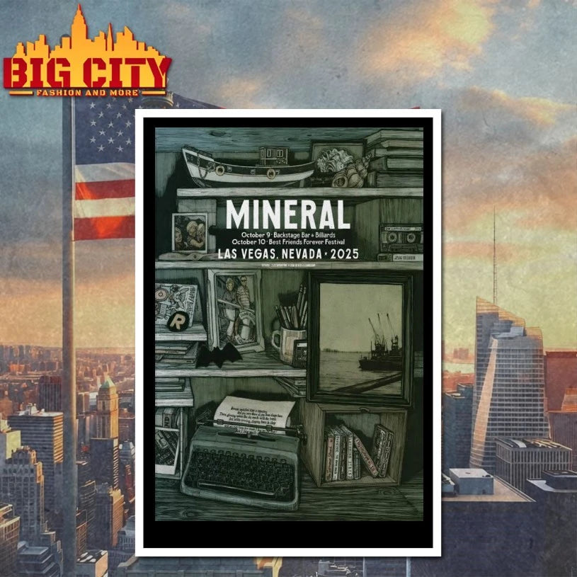 Mineral Las Vegas NV Oct 9-10 2025 Poster Shirt