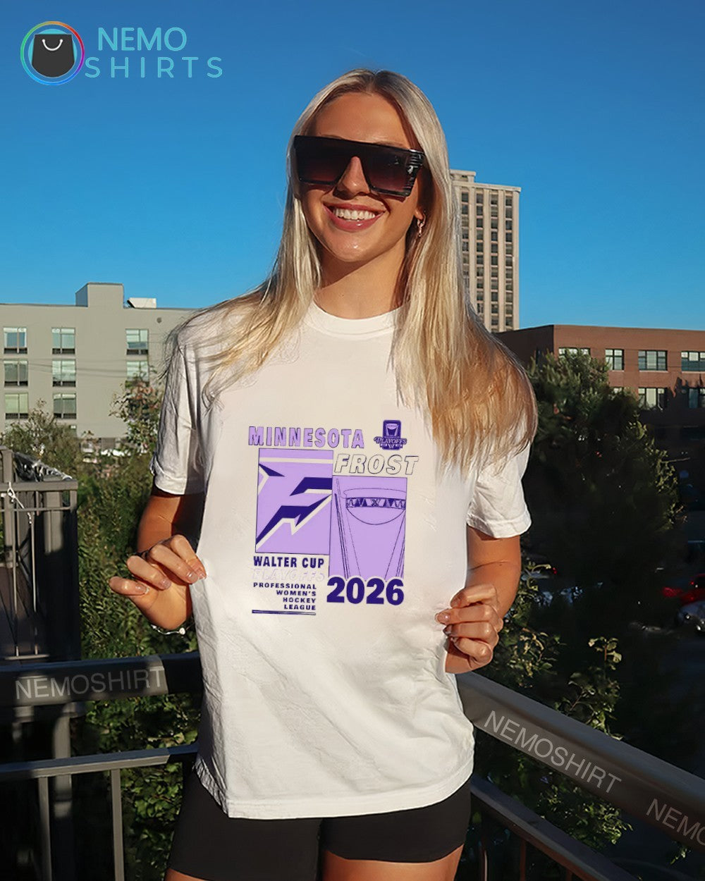 Minnesota Frost women’s hocke 2026 Walter Cup Playoffs shirt