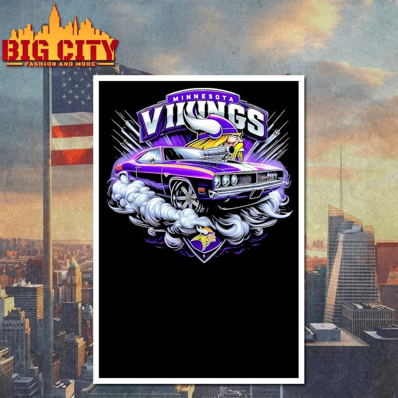 Minnesota Vikings car logo shirt