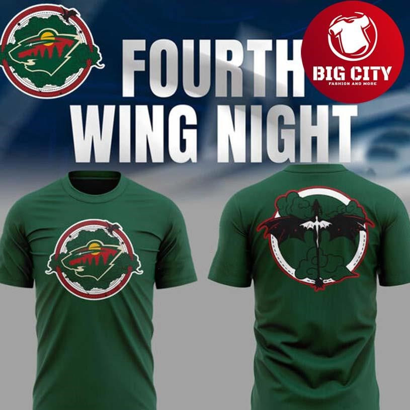 Minnesota Wild Fourth Wing Night Two Sided Shirt