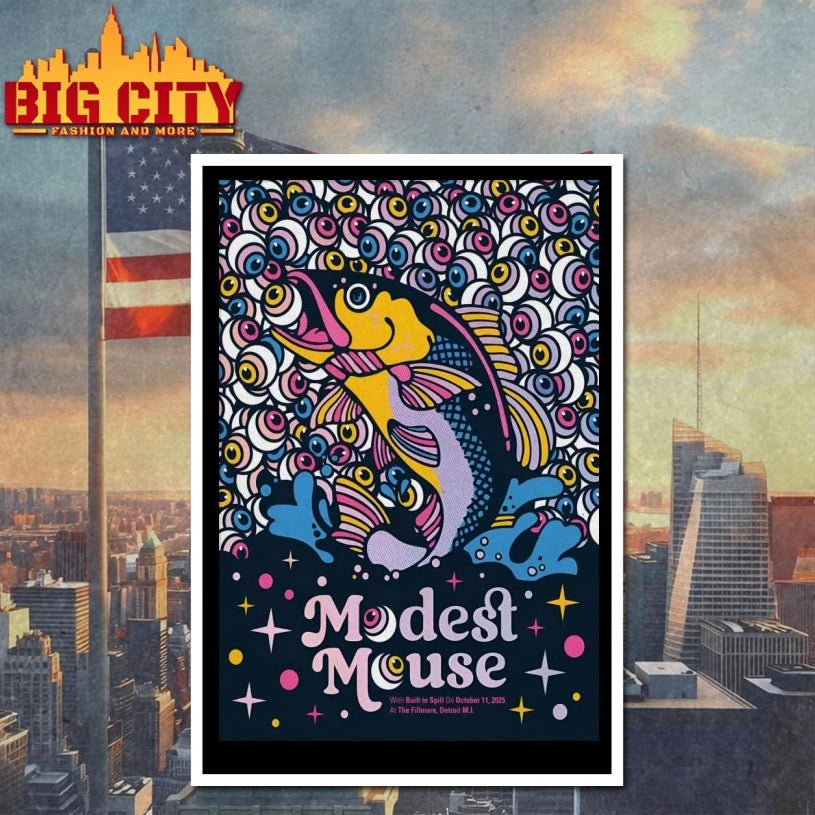Modest Mouse October 11 2025 The Fillmore Detroit Tour Poster Shirt