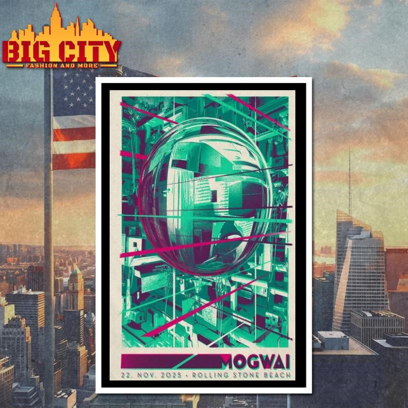 Mogwai 11-22-2025 Weissenhäuser Strand Poster Shirt