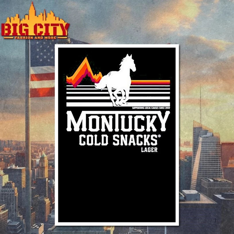 Montucky Cold snacks lager horse shirt