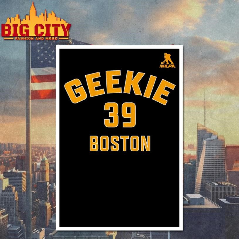 Morgan Geekie #39 Boston Name & Number Shirt