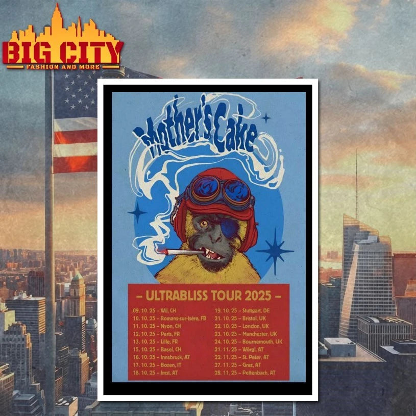 Mother’s Cake Ultrabliss 2025 Tour Poster shirts
