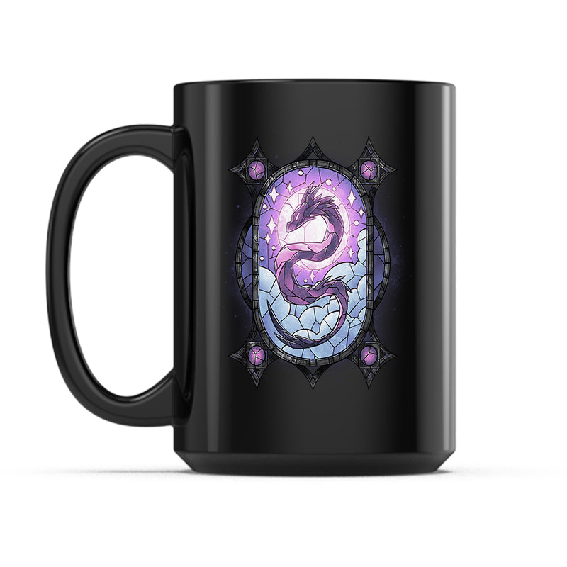 Stained Glass Dragon Mug