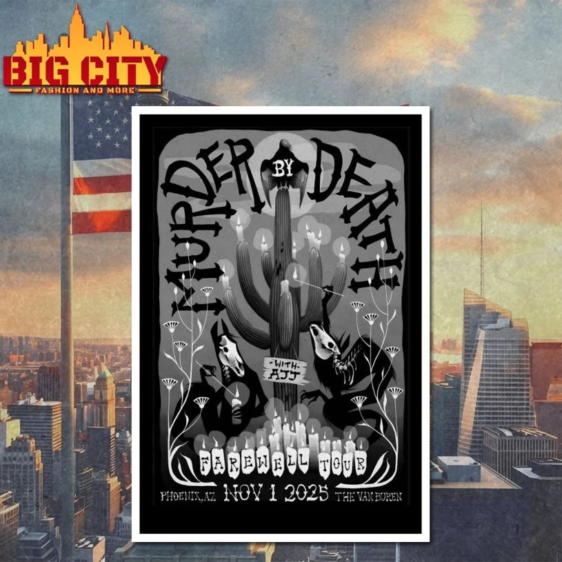 Murder By Death The Van Buren In Phoenix AZ November 1 2025 Poster shirt