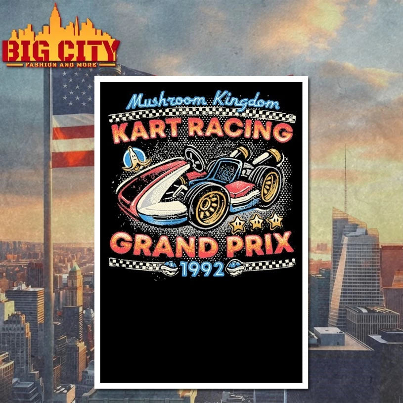 Mushroom kingdom Kart Racing Grand Prix 1992 shirt