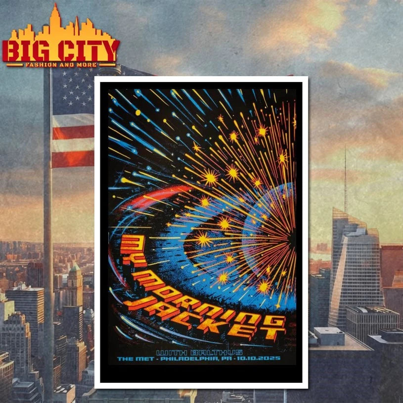 My Morning Jacket Oct 10 2025 Philadelphia PA Poster shirt