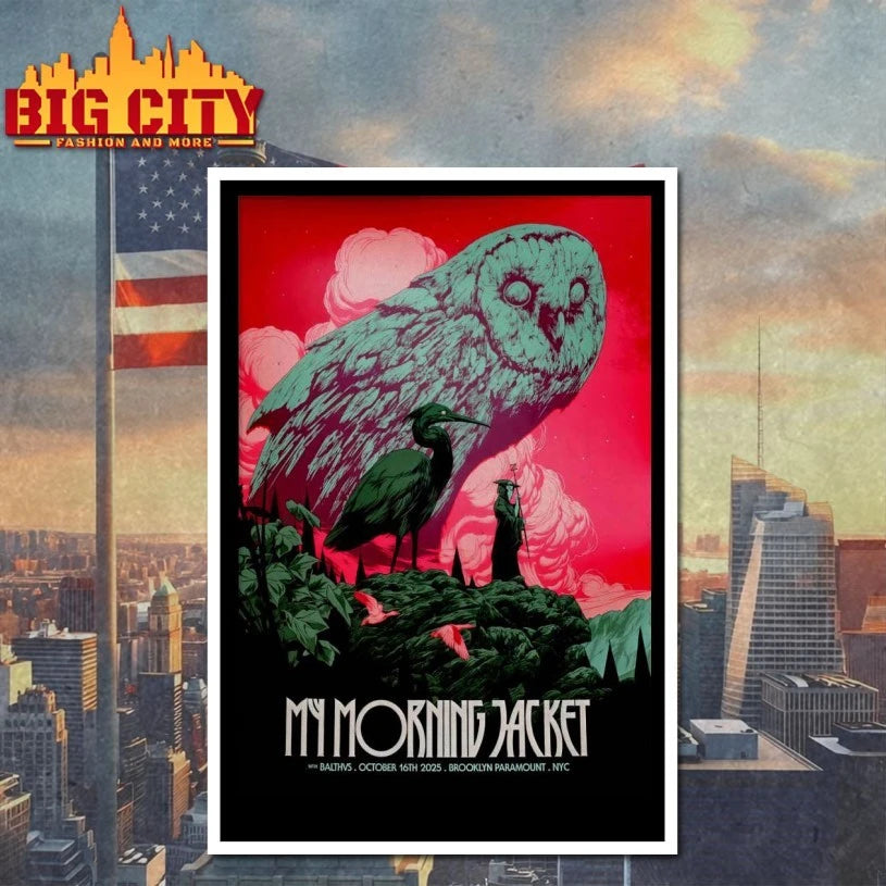 My Morning Jacket Oct 16 2025 Brooklyn NY Poster shirt