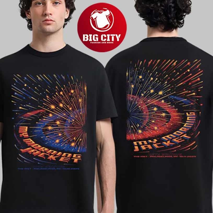 My Morning Jacket Philadelphia PA 2025 Night 1 And 2 Combined Venue Poster At The Met On October 10 And 11 2025 Shirt