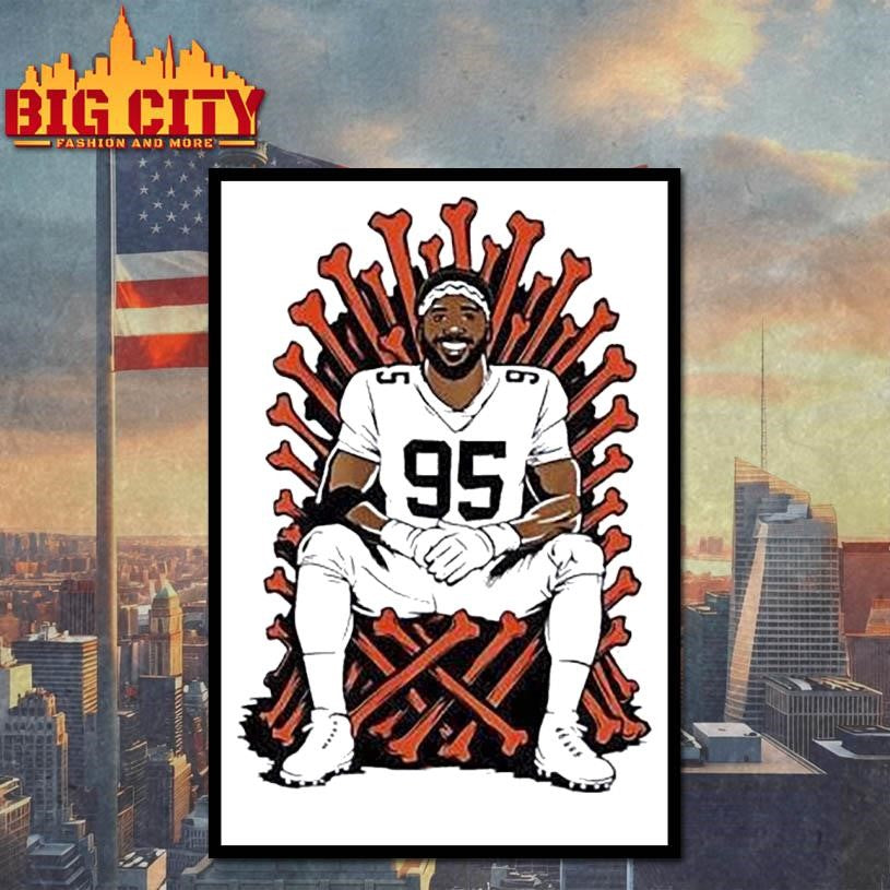 Myles Garrett Cleveland Browns Single Season Sack King Shirt