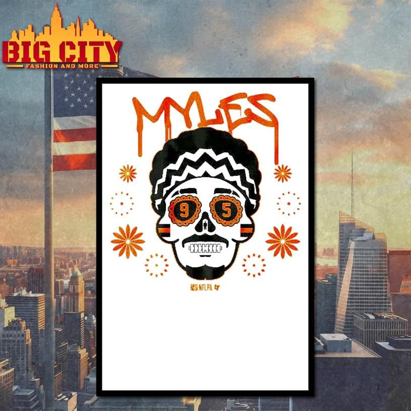 Myles Garrett Sugar Skull Remix Shirt
